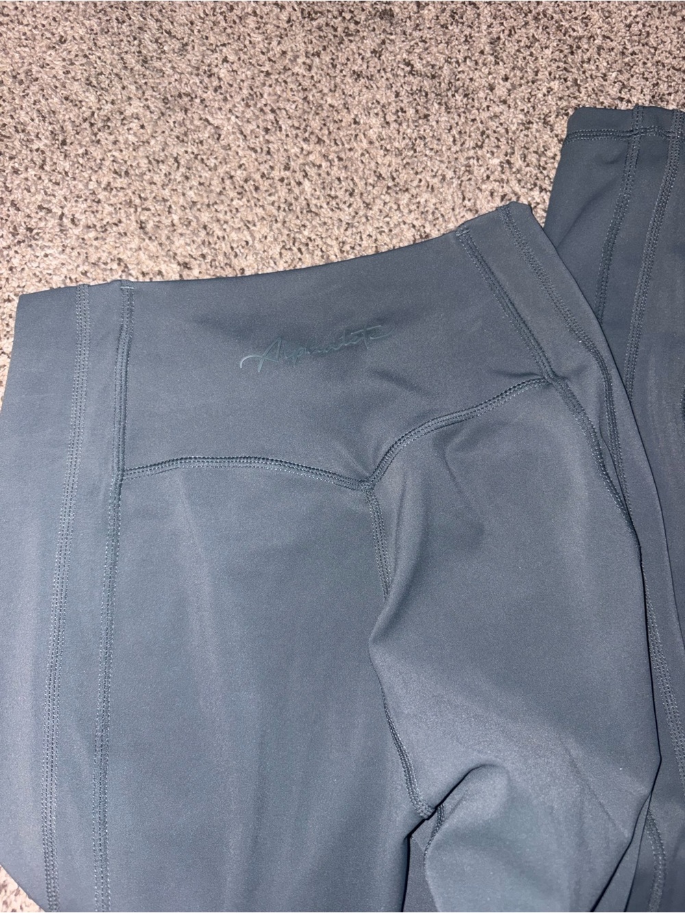 Alphalete Womens Slate Gray Performance Legging